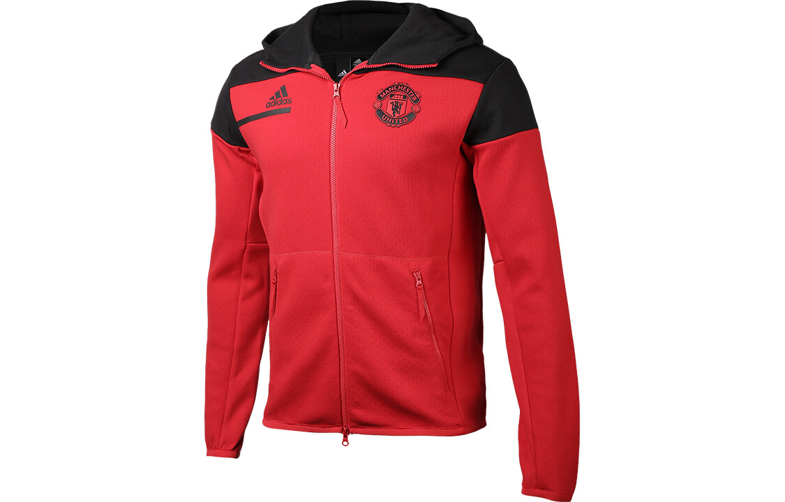

MANCHESTER UNITED THEATRE OF DREAMS куртка мужская красная Adidas, красный