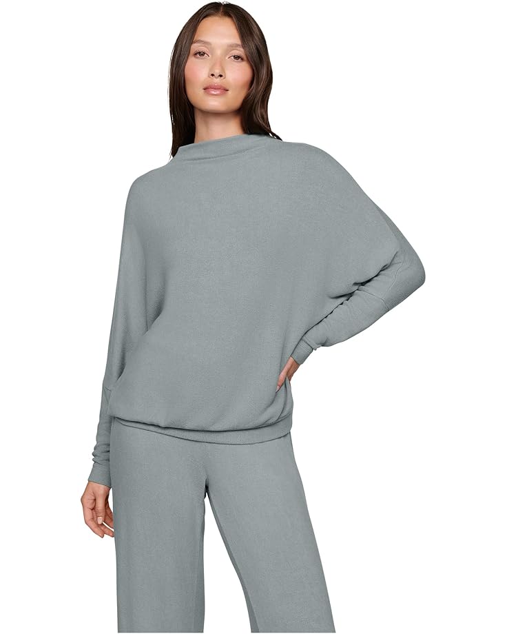 

Женский свитер Eberjey Cozy Time с высоким воротом для сна, Lead