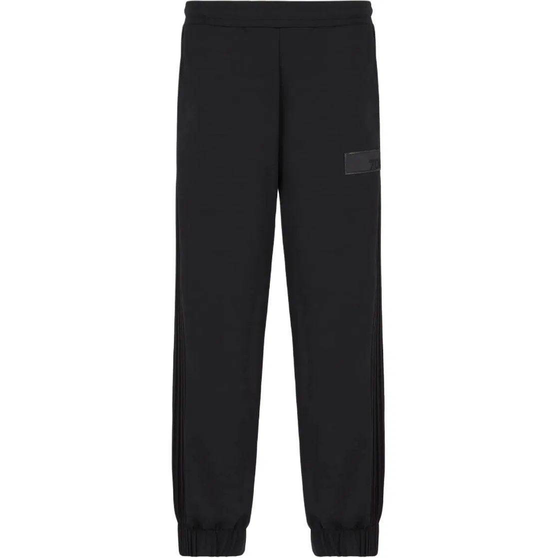 Спортивные брюки с логотипом Emporio Armani черные