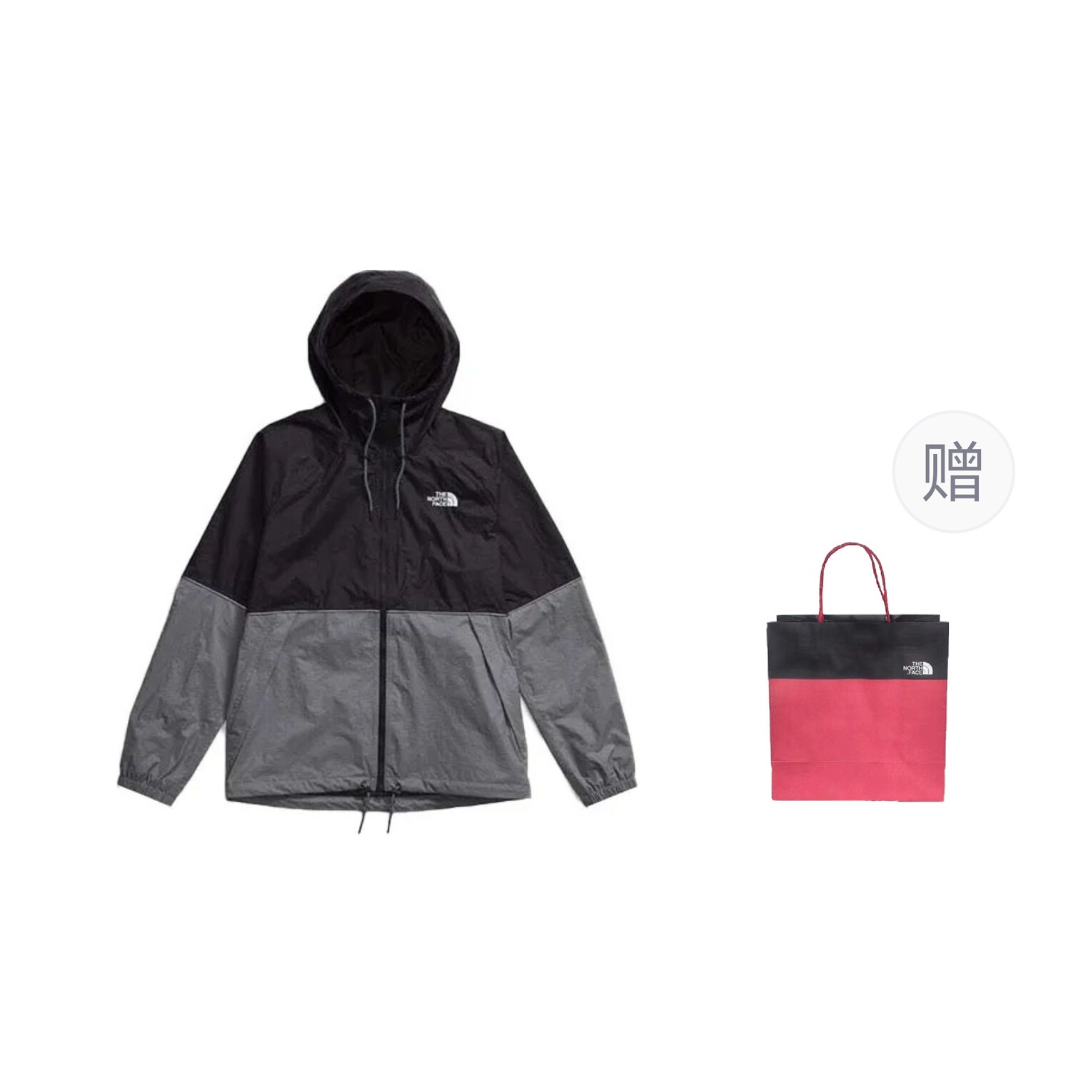 

Ветровка мужская Черный Серый The North Face