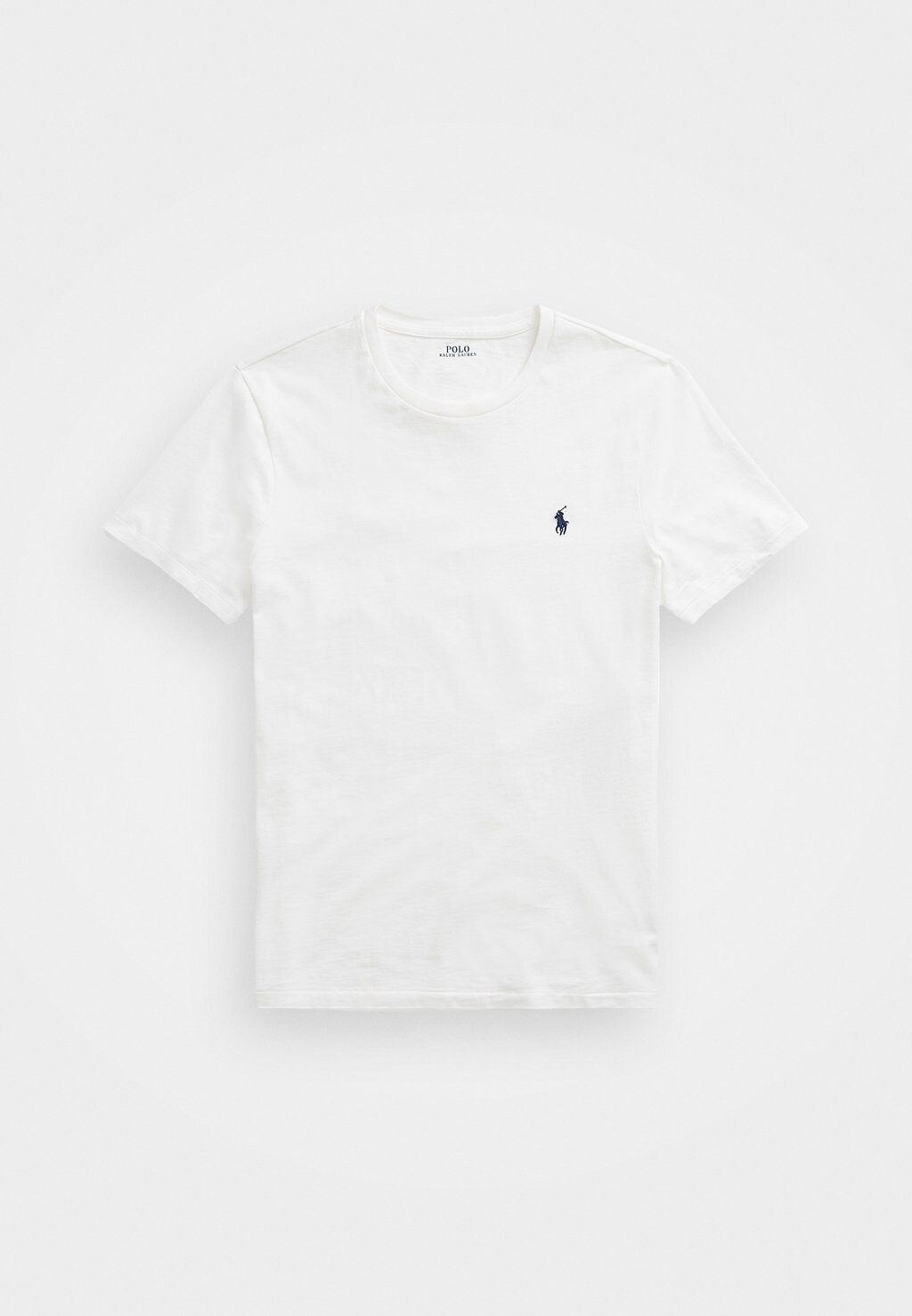 Базовая футболка CUSTOM SLIM FIT Polo Ralph Lauren, белая — фото 4
