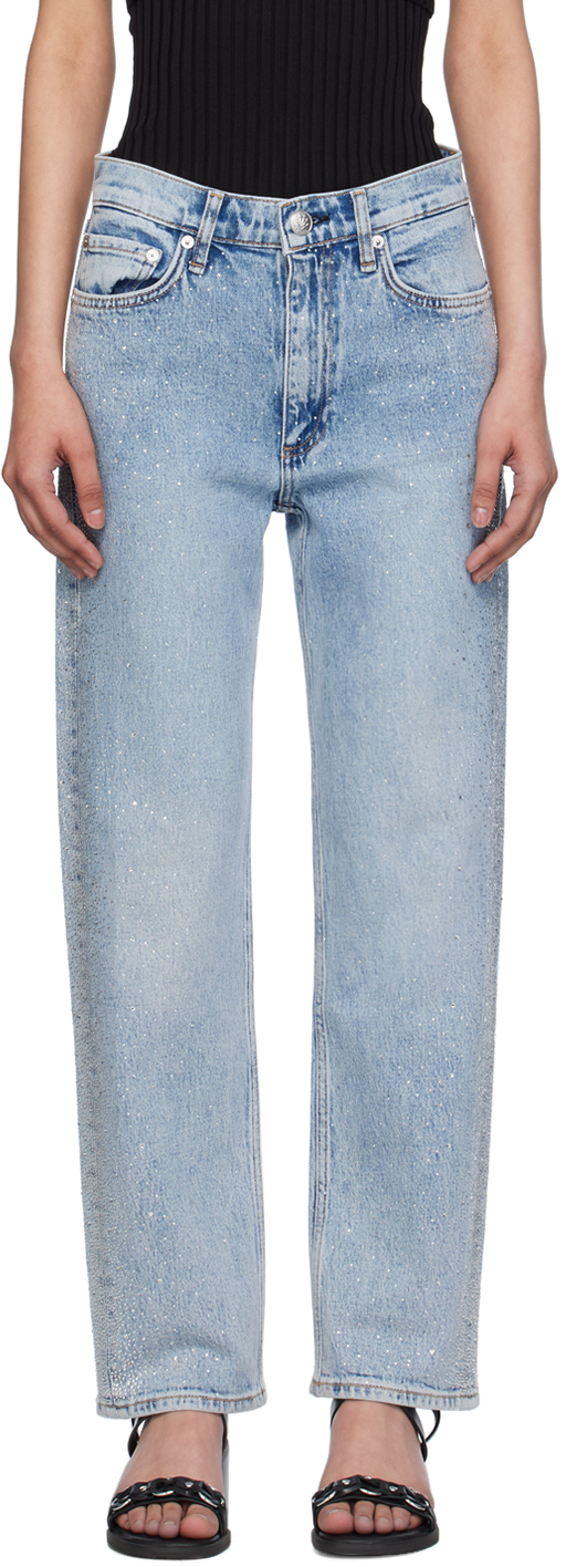 

Синие джинсы Harlow rag & bone