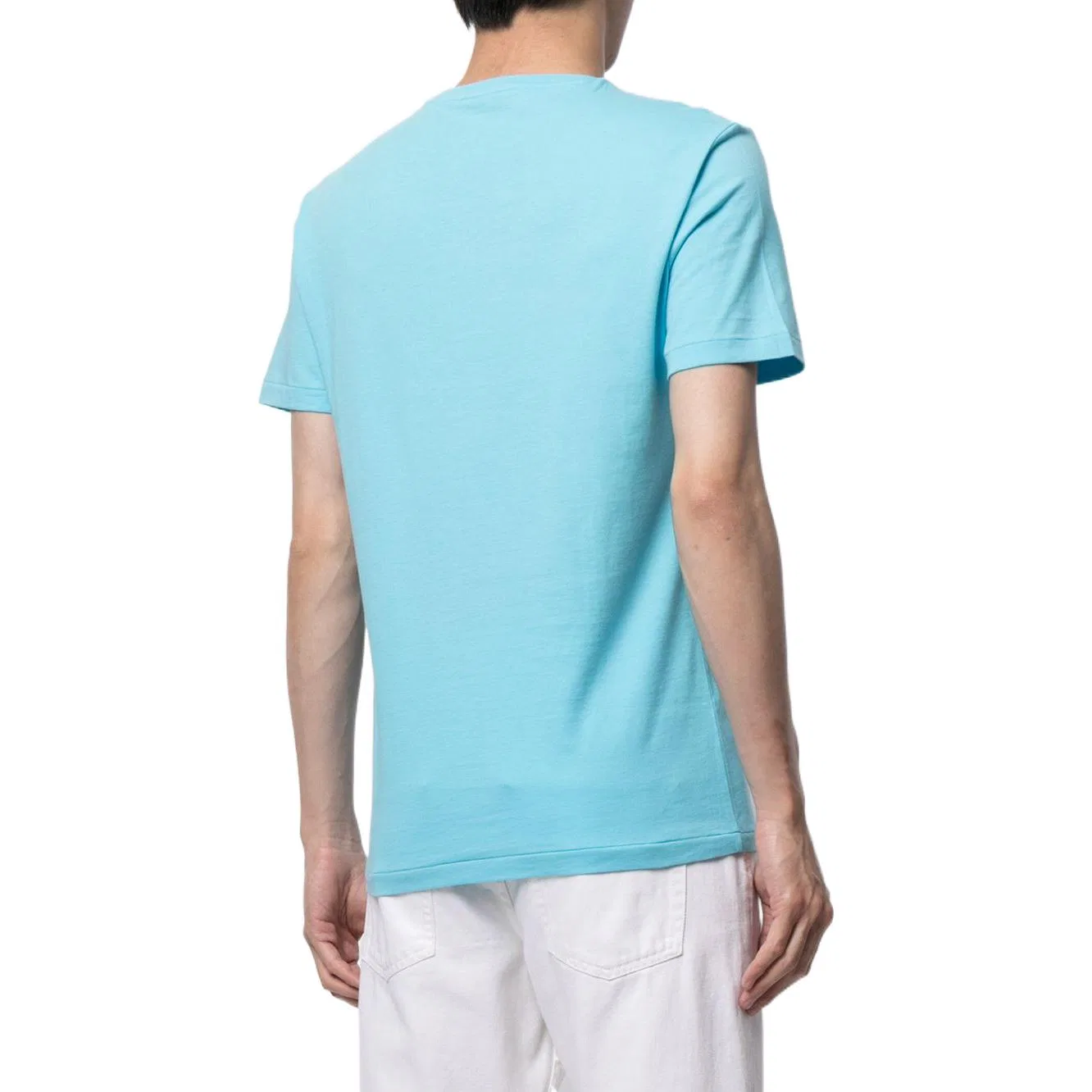 Футболка Polo Pony из хлопка Polo Ralph Lauren, Light Blue — фото 4