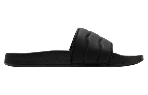Тапочки lead cat 2.0 puffy 'black metallic gold' Puma, черный — фото 3