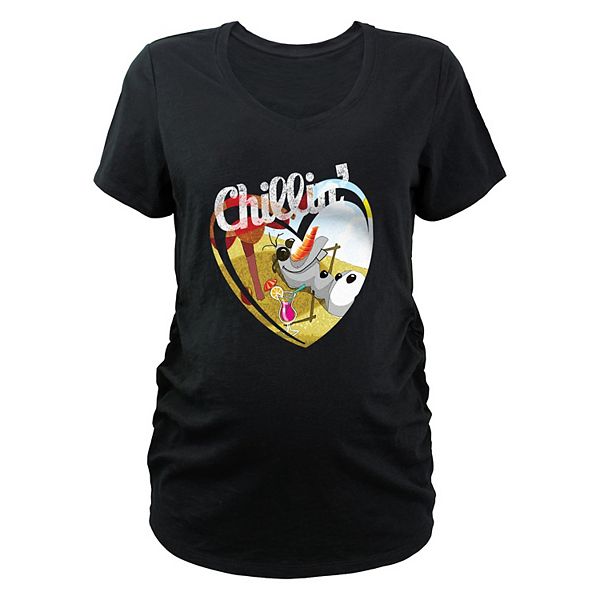 

Футболка для беременных с принтом "Олаф замерз" Disney