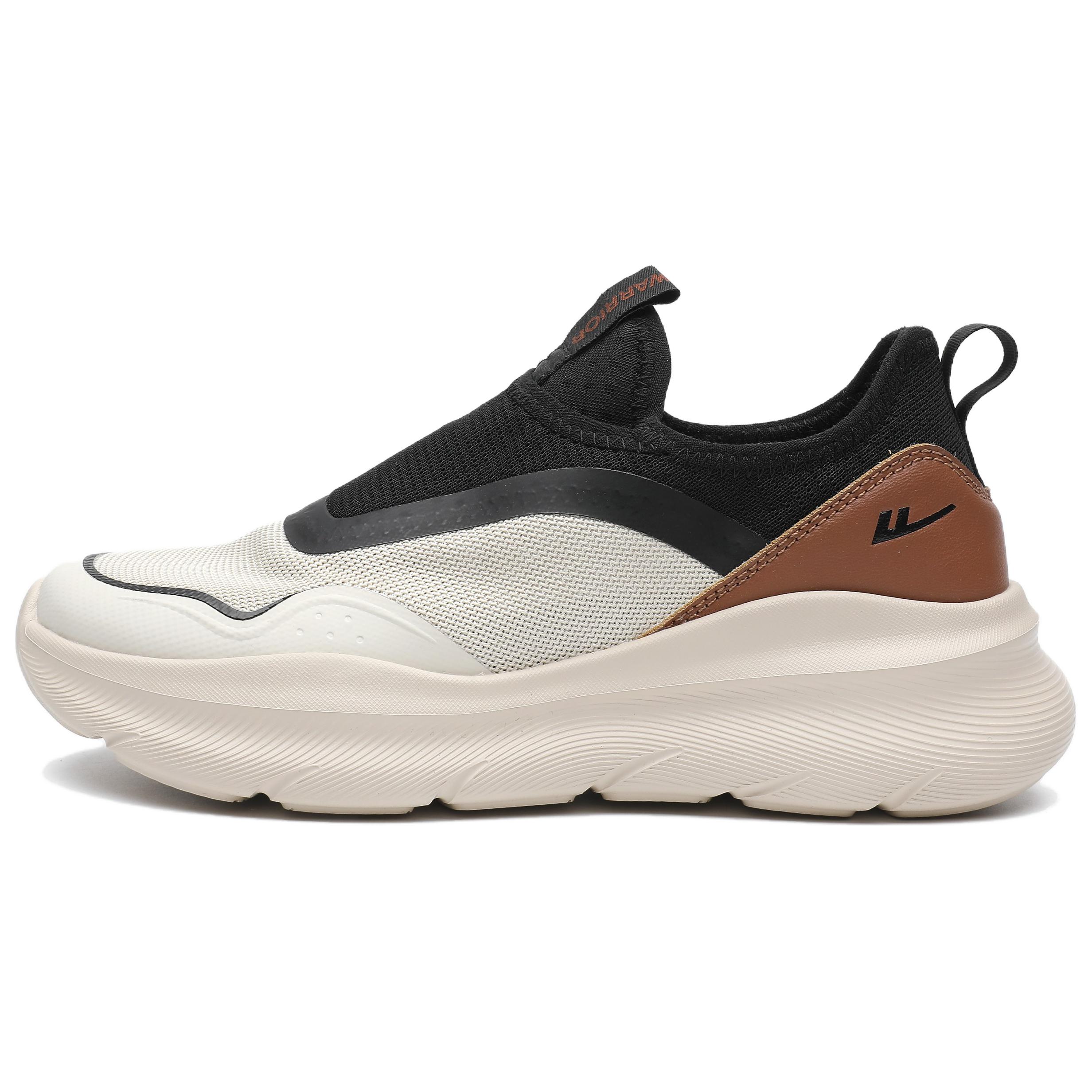 

Мужские повседневные низкие кроссовки Abrasion Resistant Breathable WARRIOR, бежевый коричневый черный