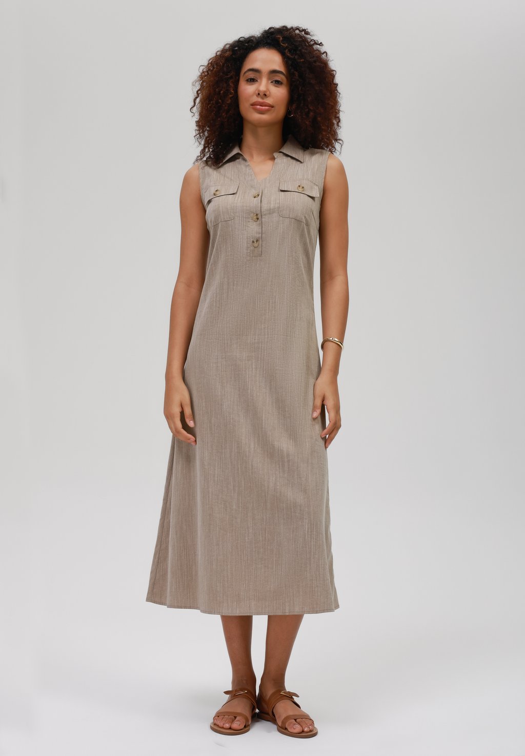 

Платье-рубашка Anna Field by Zalando, коричневый