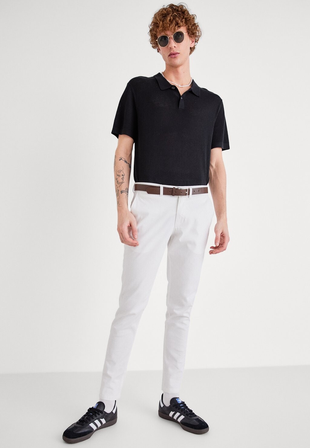 

Чиносы Jpstmarco Jjdave With Belt Jack & Jones, белые