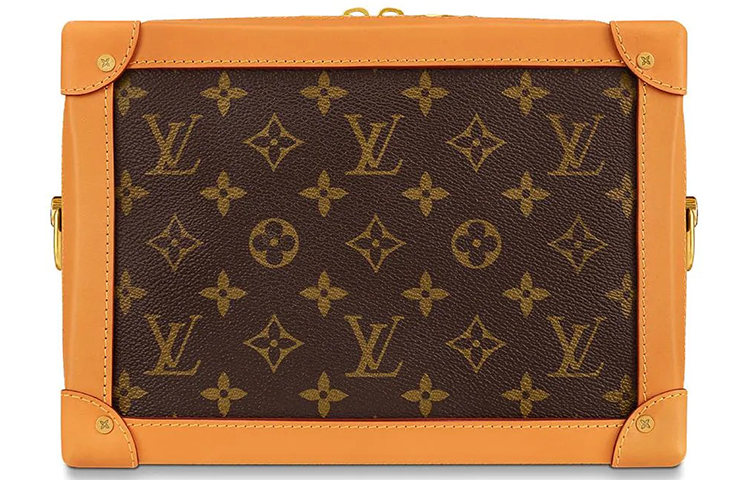 Сумка LOUIS VUITTON с монограммой золотистого оттенка коричневый — фото 3