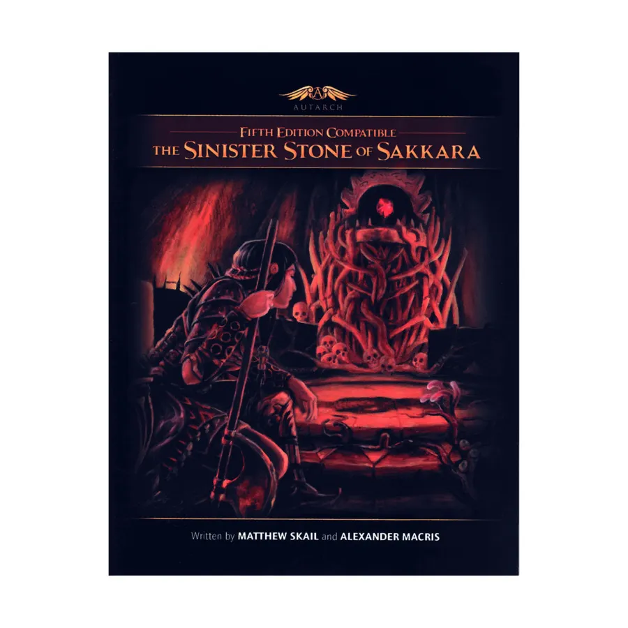 

Sinister Stone of Sakkara (Fifth Edition Compatible, POD), Adventurer Conqueror King System, мягкая обложка