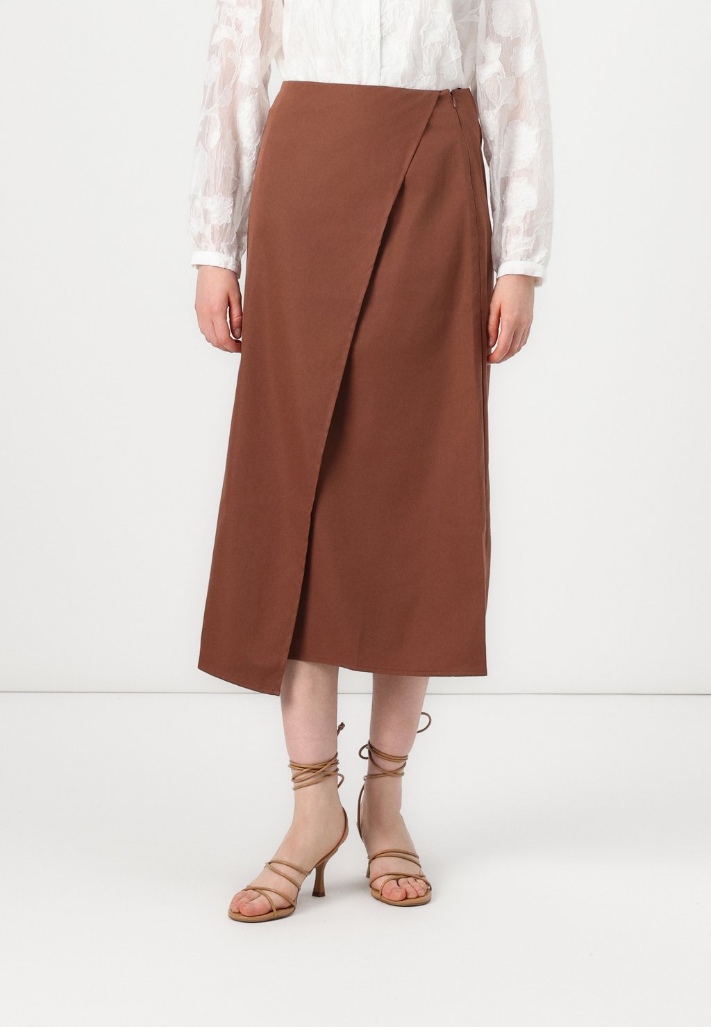 

Юбка А-силуэта PCANDY SKIRT Pieces, темно-коричневый