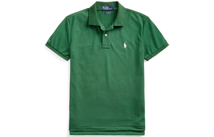 SS22 Футболка поло женская зеленая Polo Ralph Lauren — фото 2