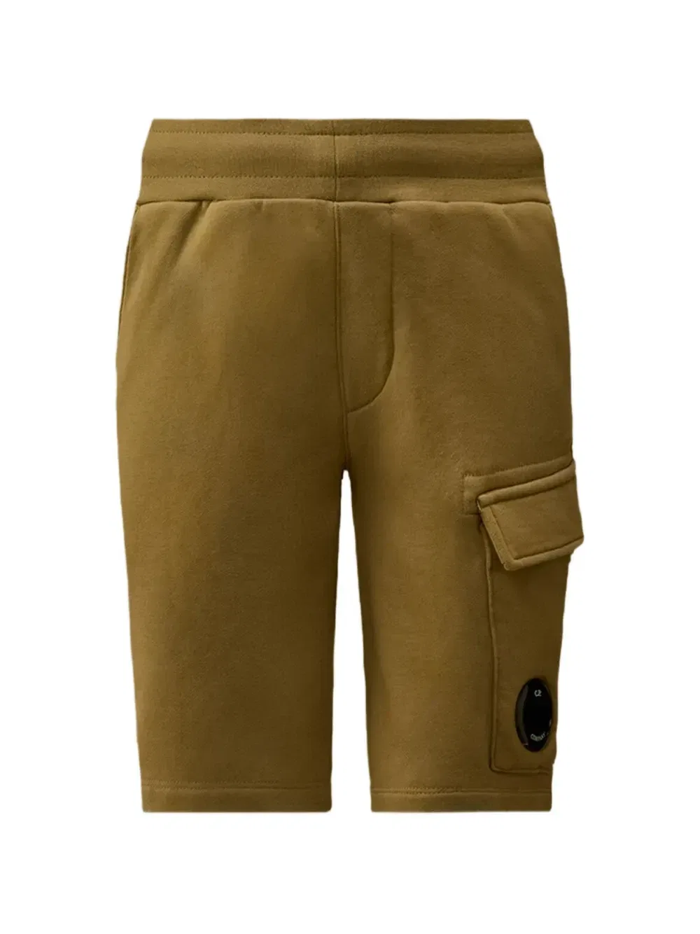 Хлопковые шорты CP Company Kids, зеленый