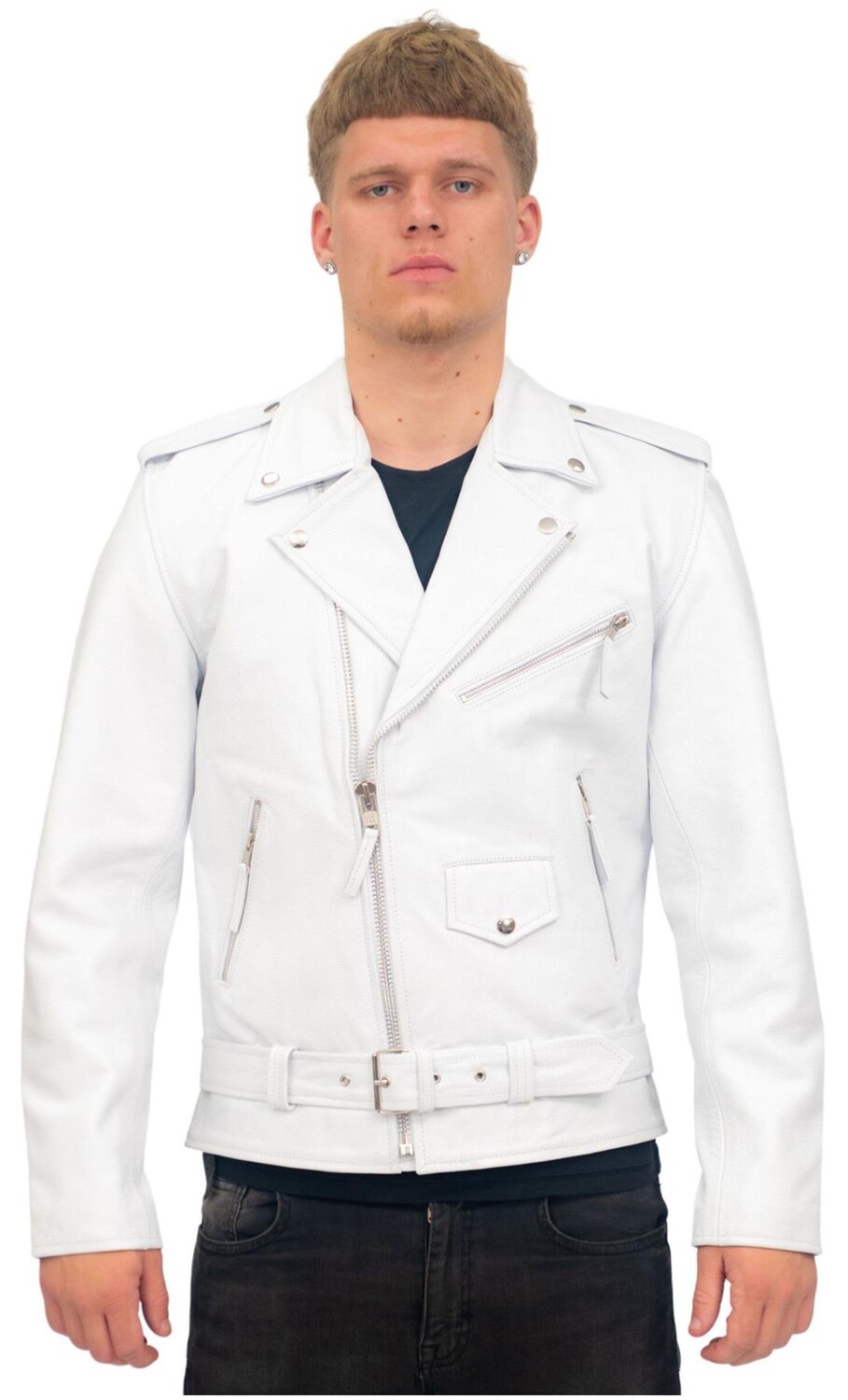 

Куртка brando из воловьей кожи для венеции Infinity Leather, белый