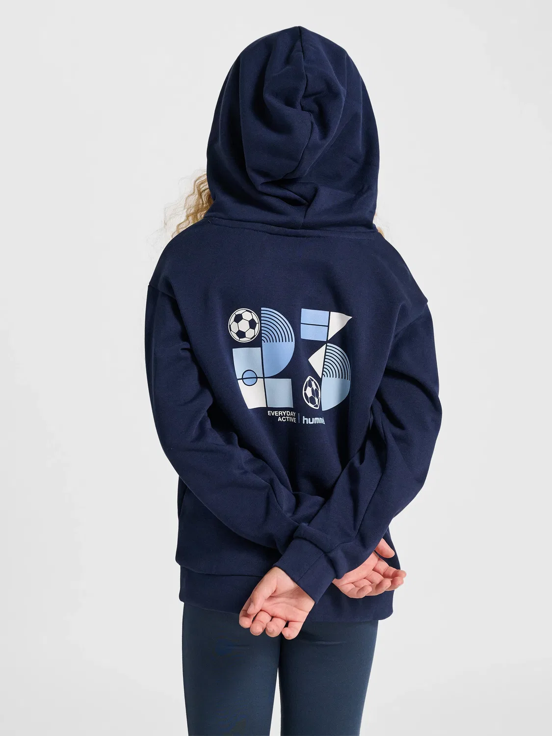 Капюшон худи с графическим принтом Hummel, dress blues — фото 2