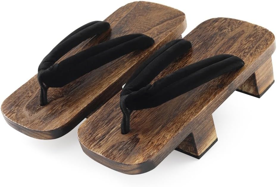 

Деревянные клоги для женщин, сандалии гета, японские таби, шлепанцы-нимы, мужские мюли, тапочки на платформе для подростков - для косплея, комфортная обувь для ходьбы и стояния весь день, костюм гейши Geerta, черный