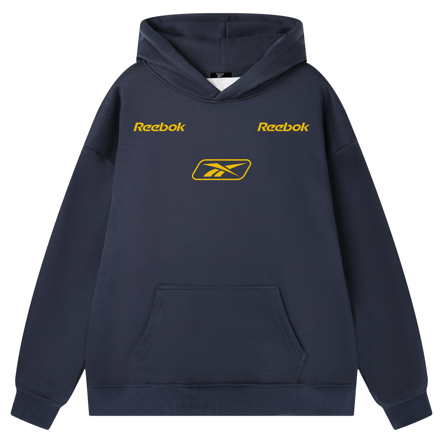 

Повседневный свитшот Unisex Reebok, темно-синий (желтый) (heavyweight thickened and fleece-lined)