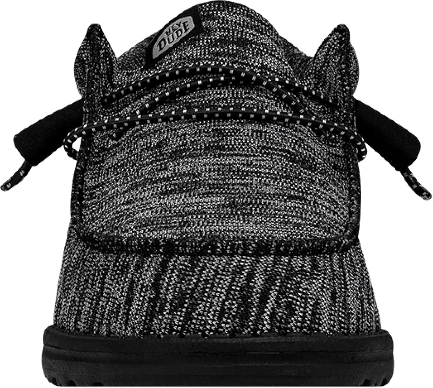HEYDUDE - Мужские спортивные вязаные туфли Wally Sport - Слипоны - Мокасины, Black White — фото 2