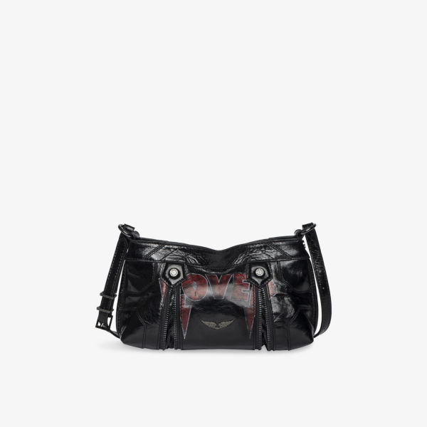 

Сумка через плечо Sunny moody из лаковой кожи Zadig&Voltaire, черный