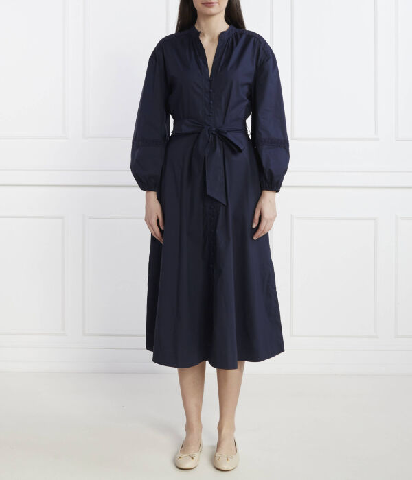 

Платье с поясом карель Lauren Ralph Lauren, синий