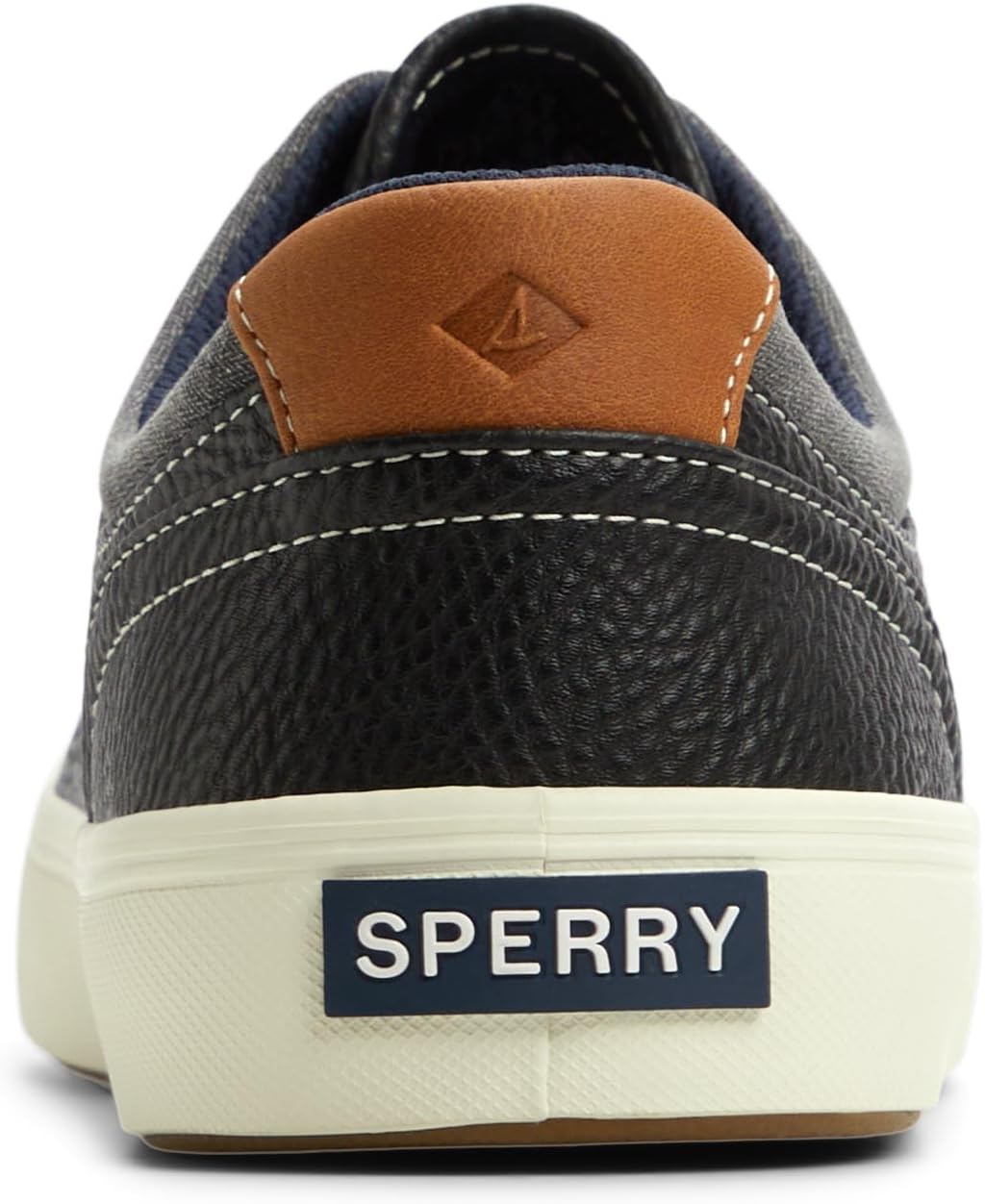 Мужские мокасины Sperry с полоской, черный — фото 4