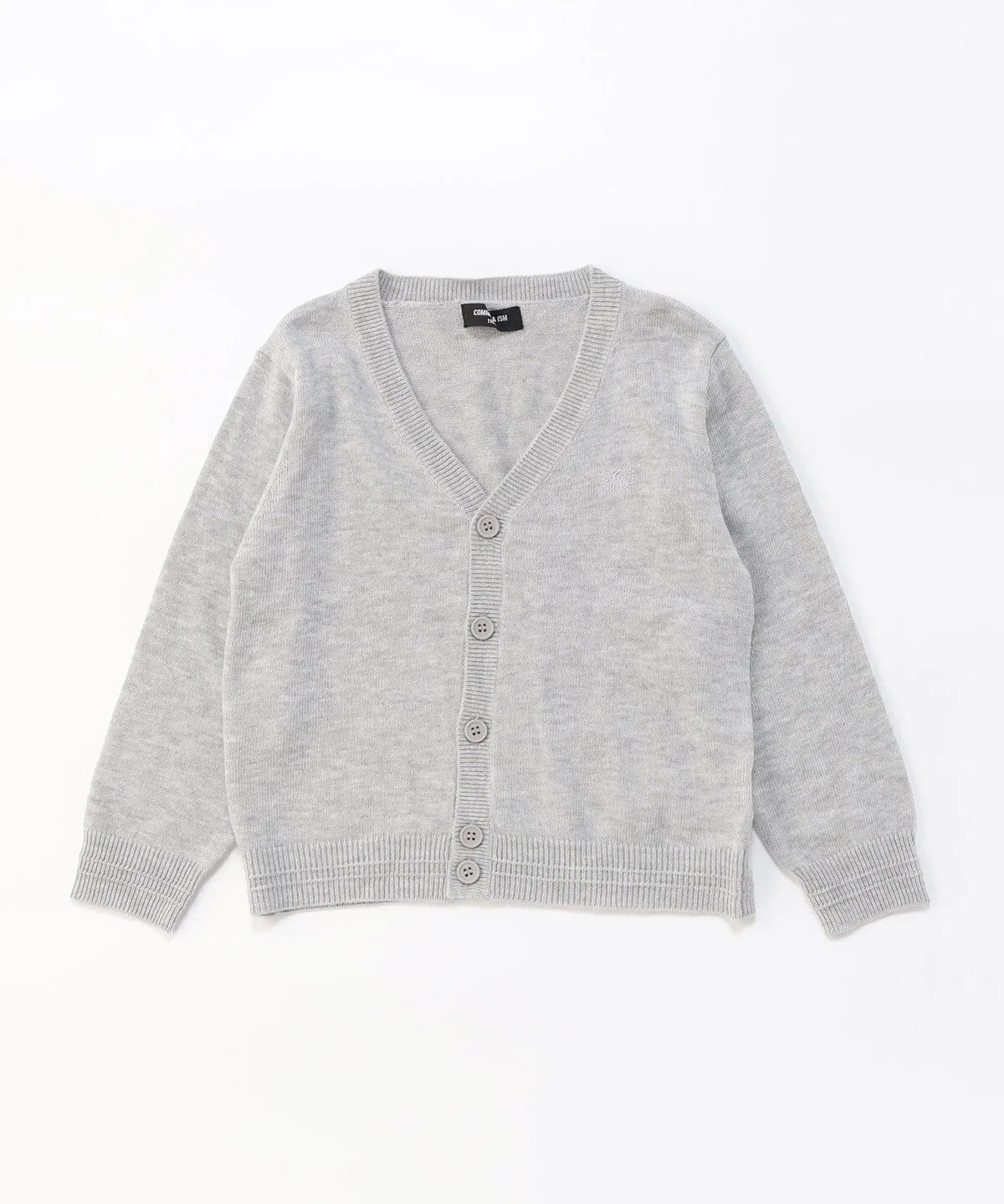 Простой вязаный кардиган (100-130 см) Comme Ca Ism, gray