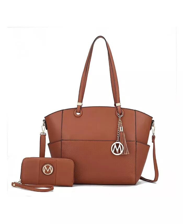 

Большая сумка-тоут с кошельком Prisha от Mia K Mkf Collection, зеленый