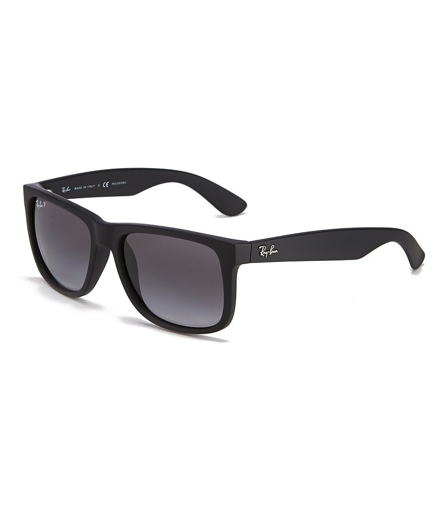 

Квадратные поляризационные солнцезащитные очки Ray-Ban Justin, черный