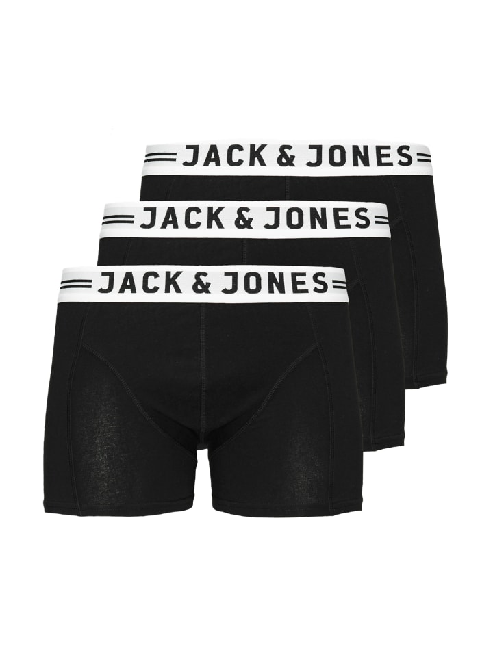 

Трусы Jack & Jones Retro Short / Pant Sense, цвет Schwarz/Weiß
