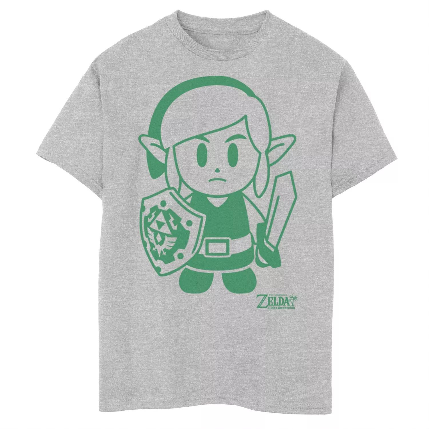 

Зеленая футболка с рисунком Nintendo Legend Of Zelda Links Awakening Link для мальчиков 8–20 лет Licensed Character, Зеленый, Зеленая футболка с рисунком Nintendo Legend Of Zelda Links Awakening Link для мальчиков 8–20 лет Licensed Character