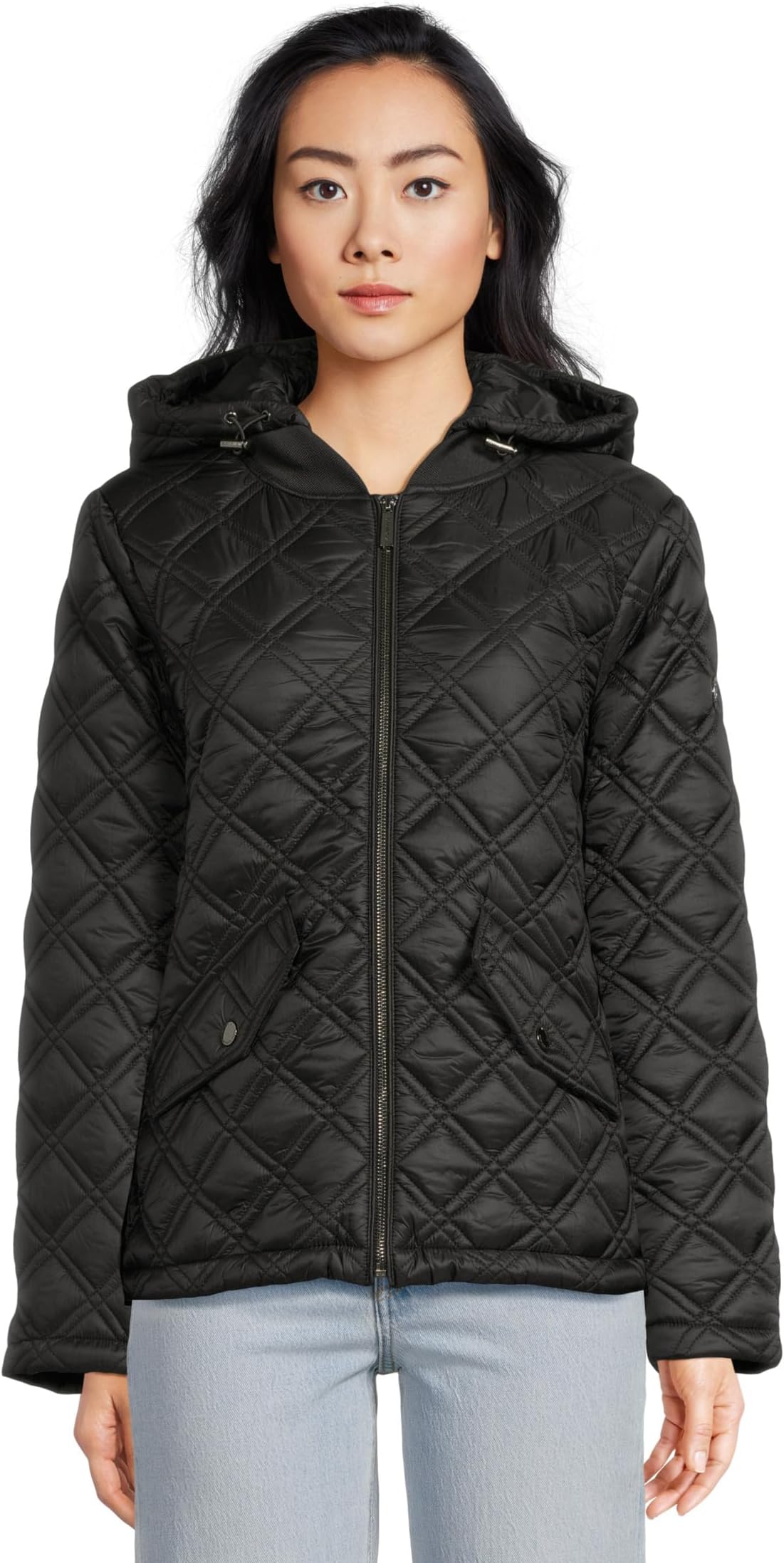 

Толстовка MICHAEL Michael Kors Zip Front Quilt M426818BZ, черный