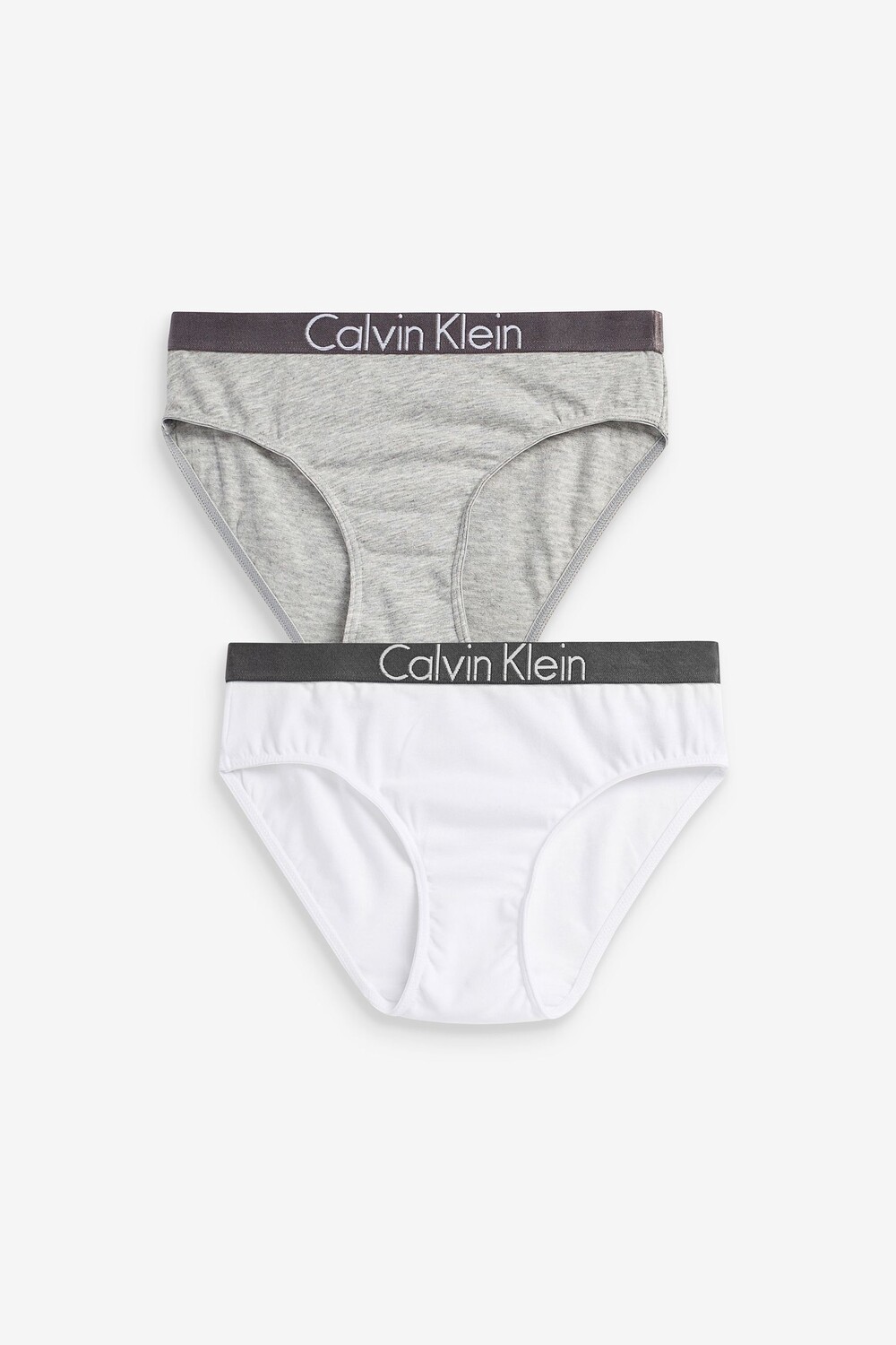 

Комплект из 2 пар нижнего белья для девочек Calvin Klein, серый