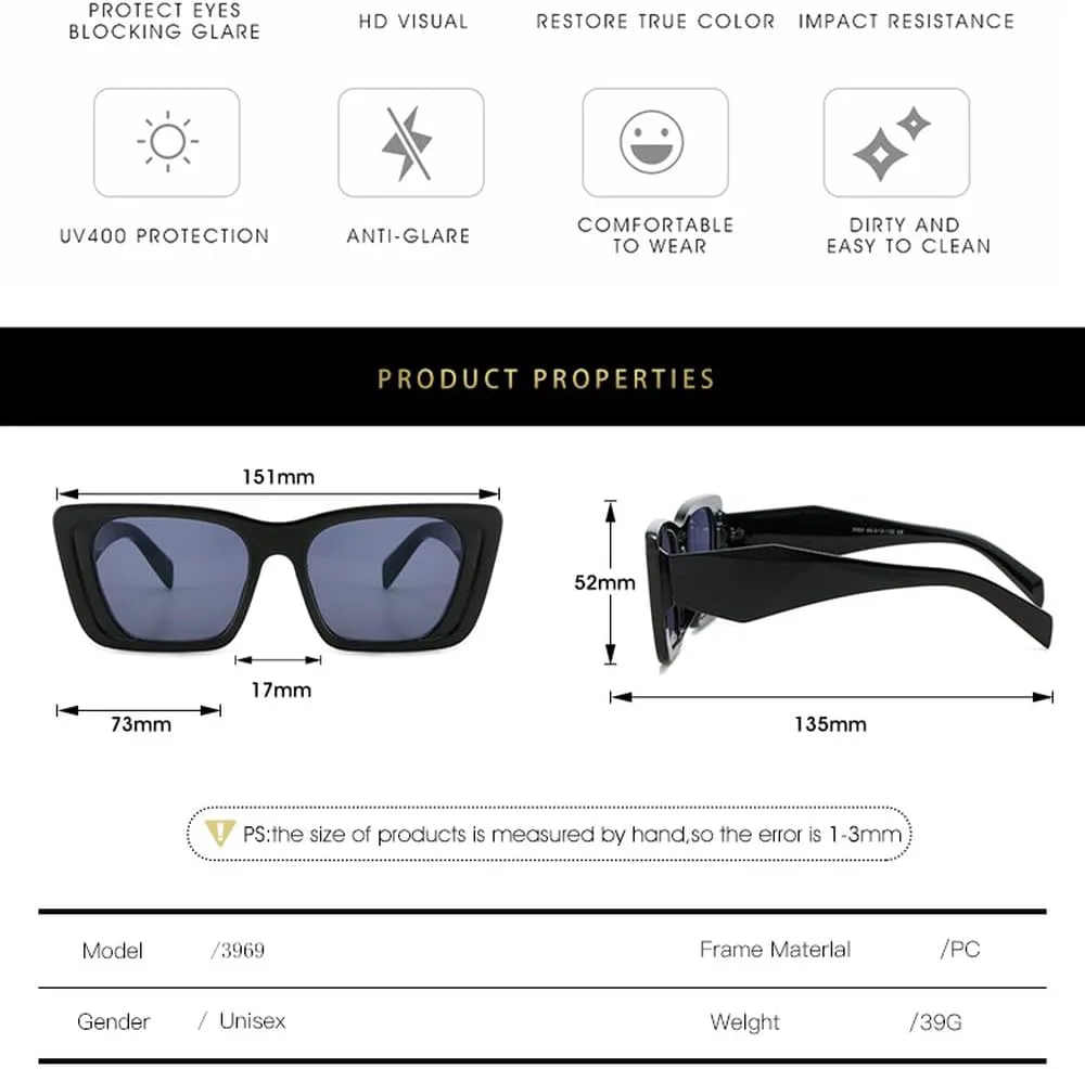 

Модные солнцезащитные очки «кошачий глаз» для женщин и мужчин, с винтажным леопардовым принтом, для вечеринок и пляжа, с защитой от УФ-излучения UV400 TYUVIVO, C2