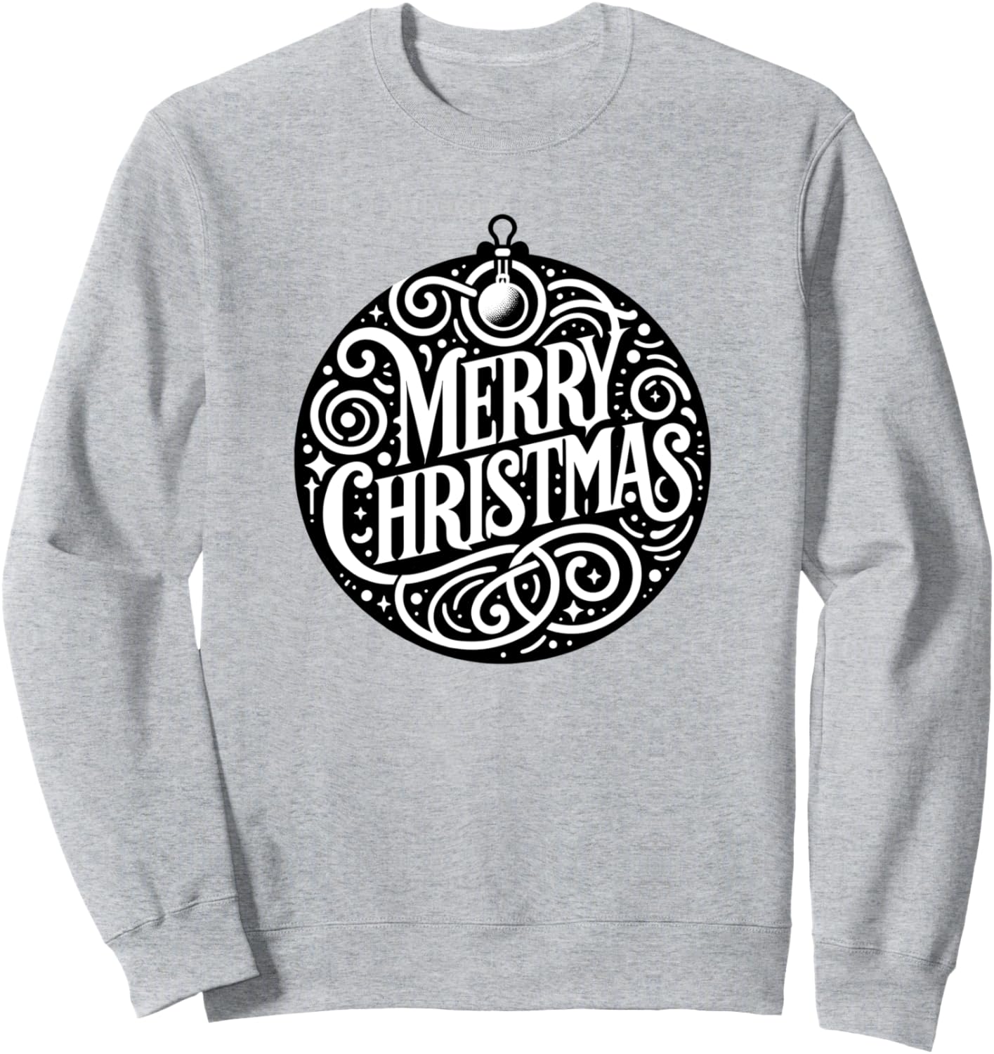 

Забавные цитаты «Счастливого Рождества» для любителей Рождества. Толстовка Merry Christmas Funny Quote Shop, серый