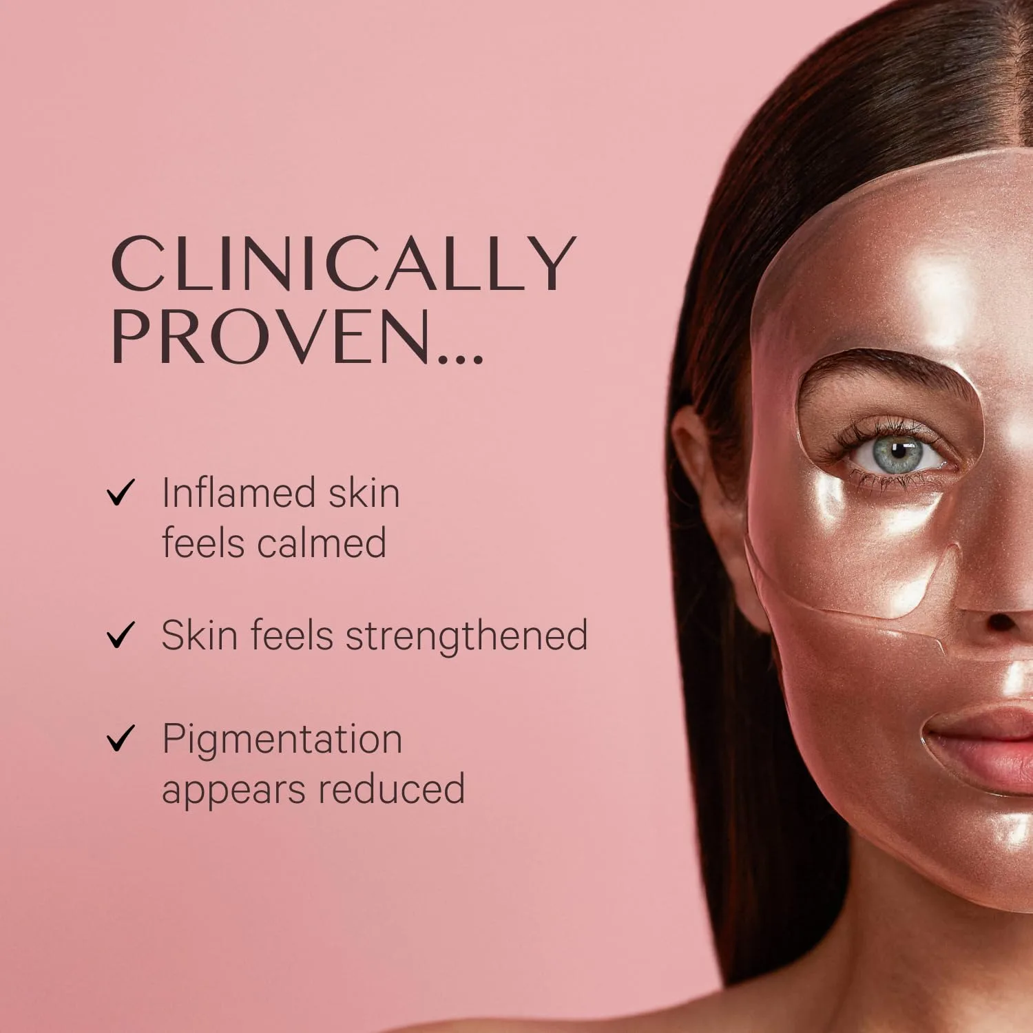 MZ SKIN Anti-Pollution увлажняющая маска для лица - детокс-гидрогель для сияющей кожи с витамином C, центеллой азиатской, транексамовой и гиалуроновой кислотами упаковка 5 шт. Mz Skin By Maryam Zamani Md, blue — фото 2