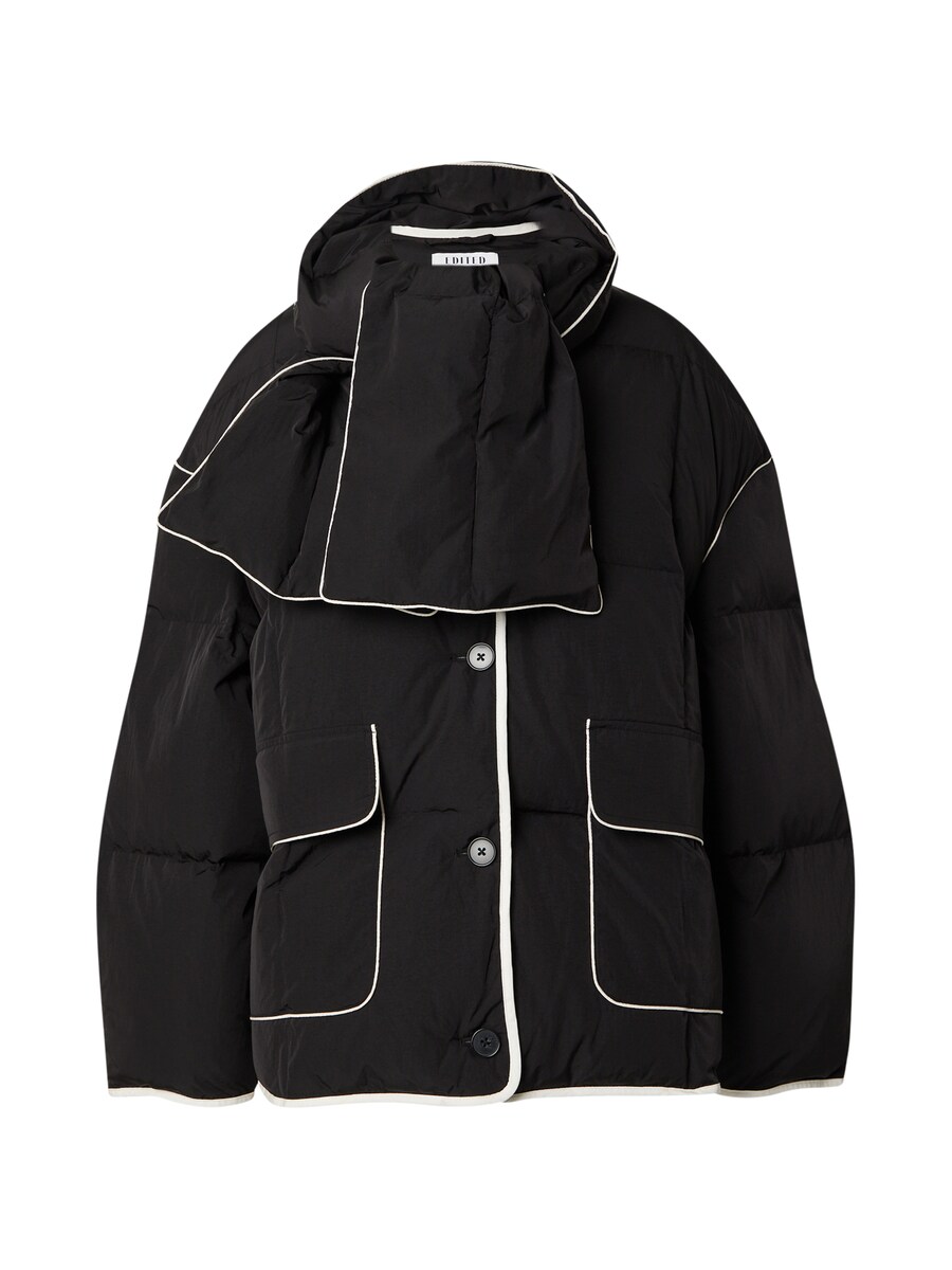 

Зимняя куртка EDITED Azaria, черный/белый