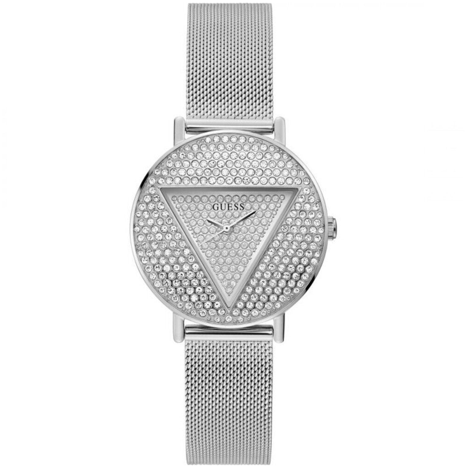 

Женские часы Guess Iconic с серебряным циферблатом