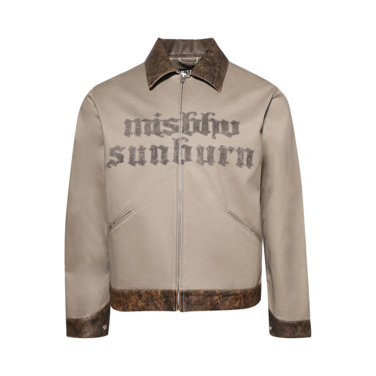 

Куртка MISBHV Sunburn Work Jacket 'Beige', желто-коричневый