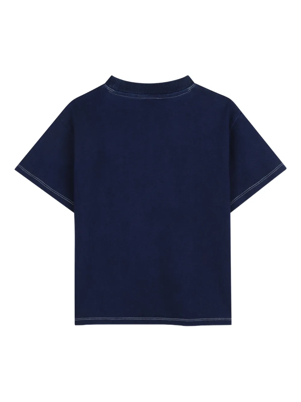 Футболка с короткими рукавами Kenzo Kids, синий — фото 2