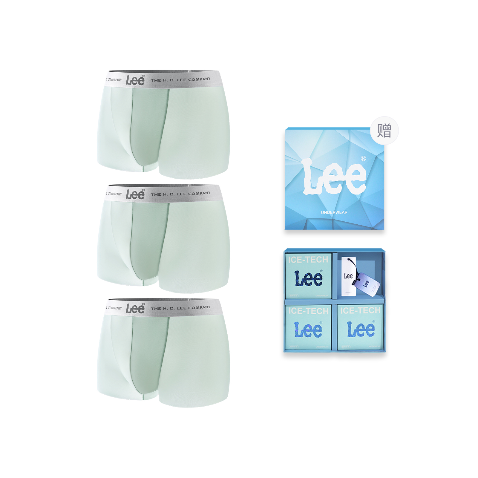 

Lee SS25 INDIGO подарочный набор мужского белья 3 шт