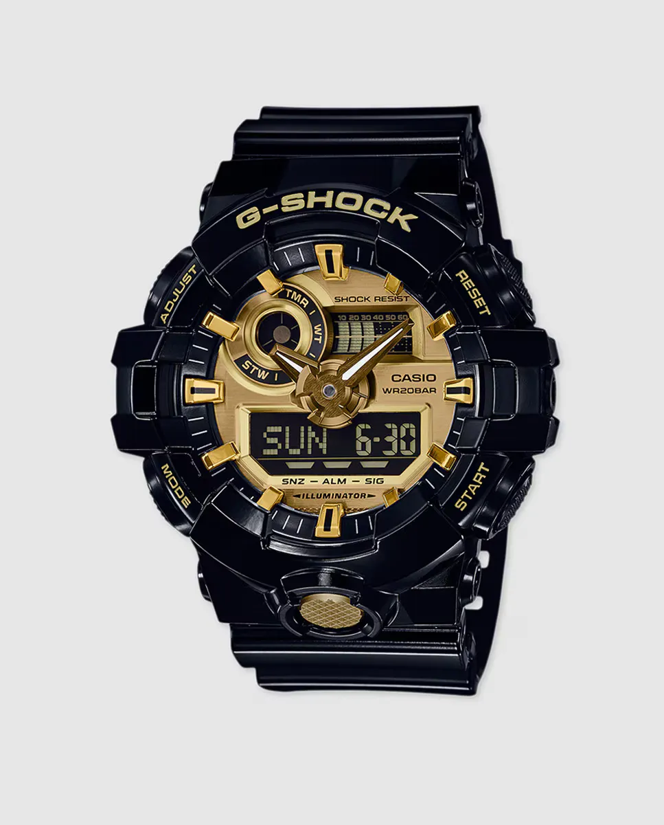 

Мужские часы Casio G-SHOCK GA-710GB-1AER из смолы, черный