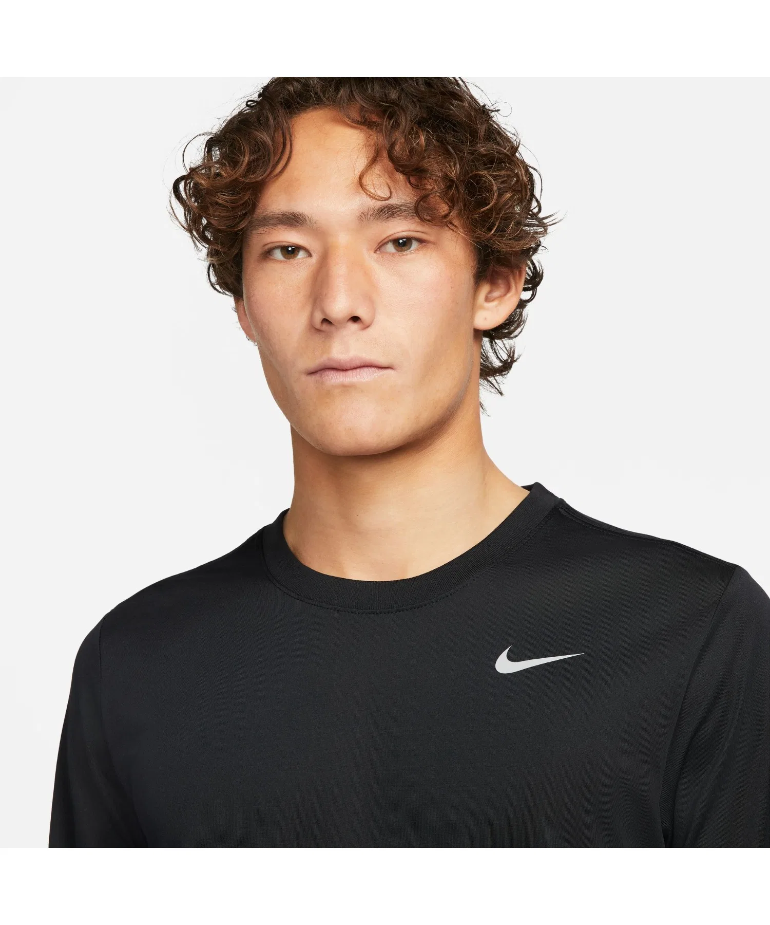 Мужская футболка NIKE DF RLGD Reset с длинным рукавом белая — фото 4