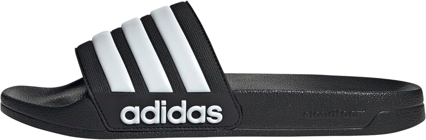 

Сланцы для душа Adidas Adilette для взрослых унисекс, черно-белый