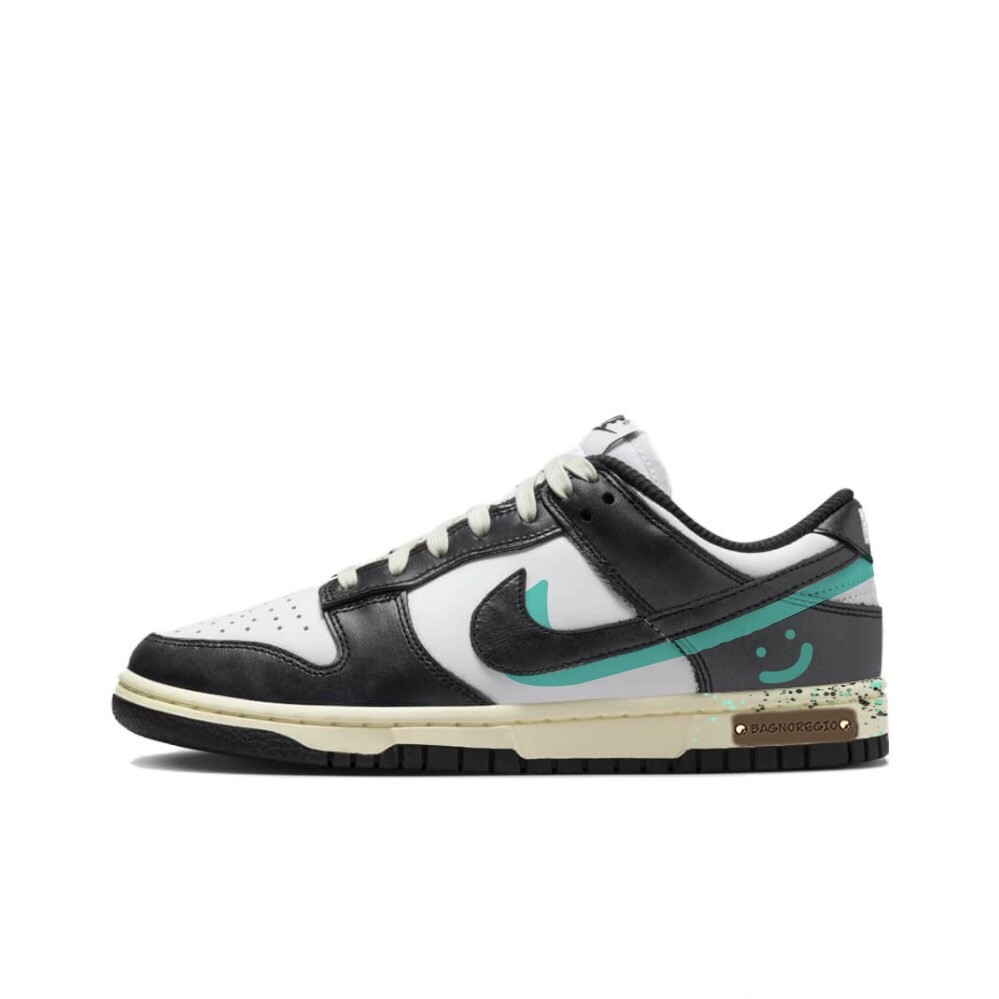 

Кроссовки Nike Dunk Skateboarding Shoes Women's Low-top Black/Green, черный/зеленый