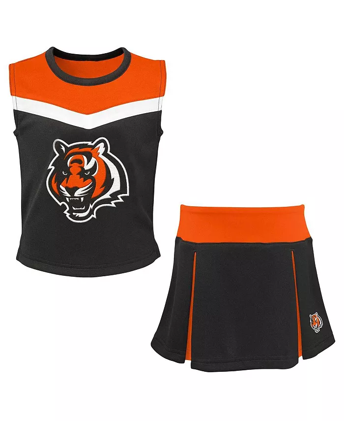 

Комплект из двух предметов черного цвета в стиле чирлидерши Cincinnati Bengals Spirit для больших девочек Outerstuff