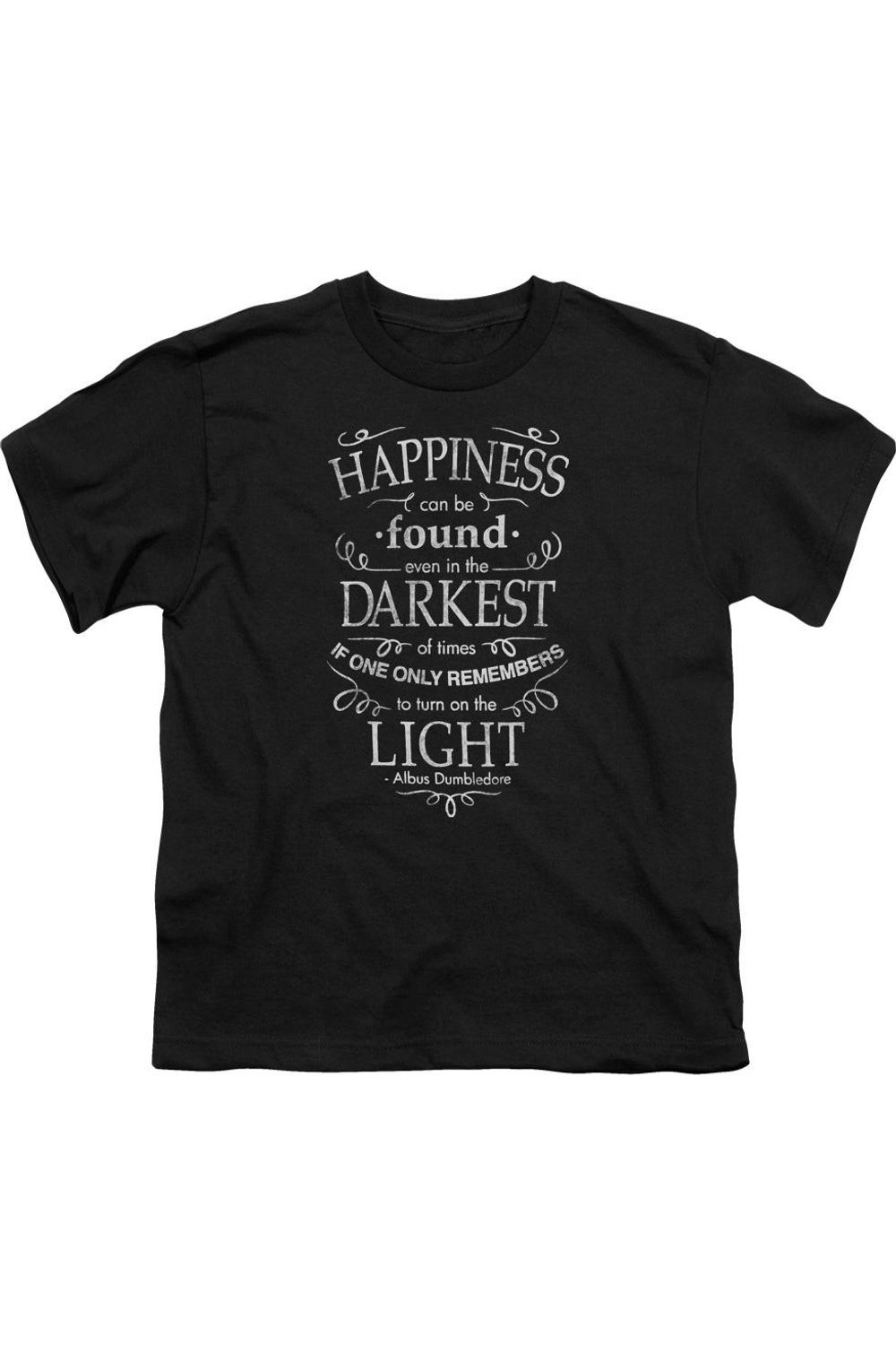 

Футболка с коротким рукавом Harry Potter Happiness для детей Gildan, черный