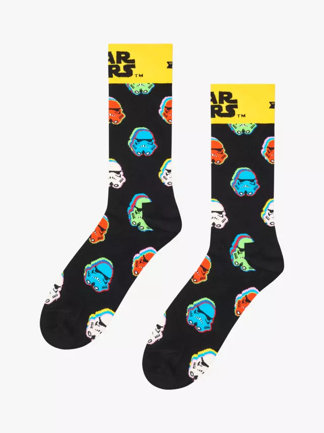 

Носки Happy Socks Star Wars Storm Trooper, цвет black/multi