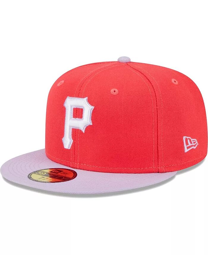 

Мужская красная/лавандовая бейсболка Pittsburgh Pirates Spring Color Two-Tone 59Fifty Fitted Hat New Era