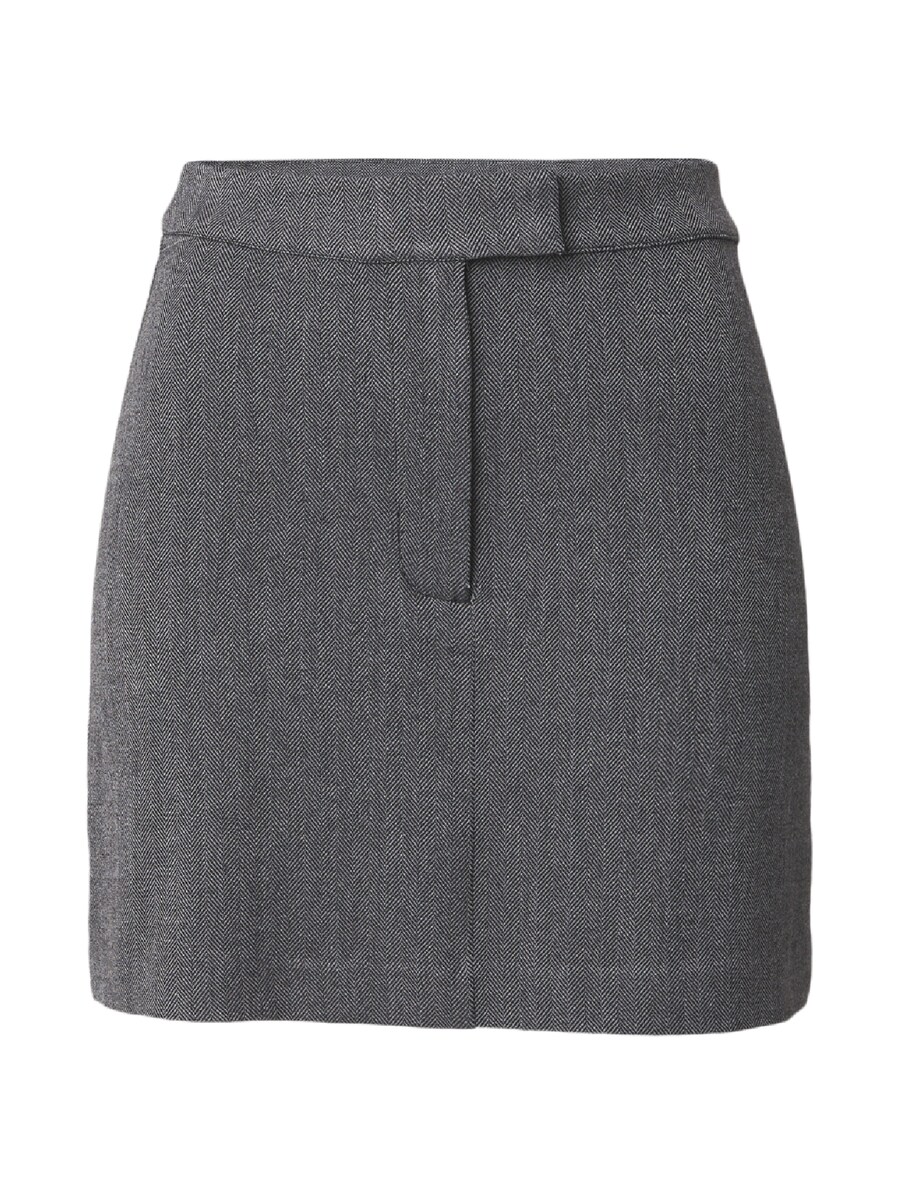 

Юбка мини Gina Tricot Skirt, пятнистый серый