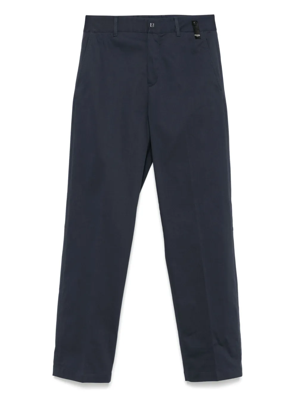 

Габардиновые брюки FENDI, синий